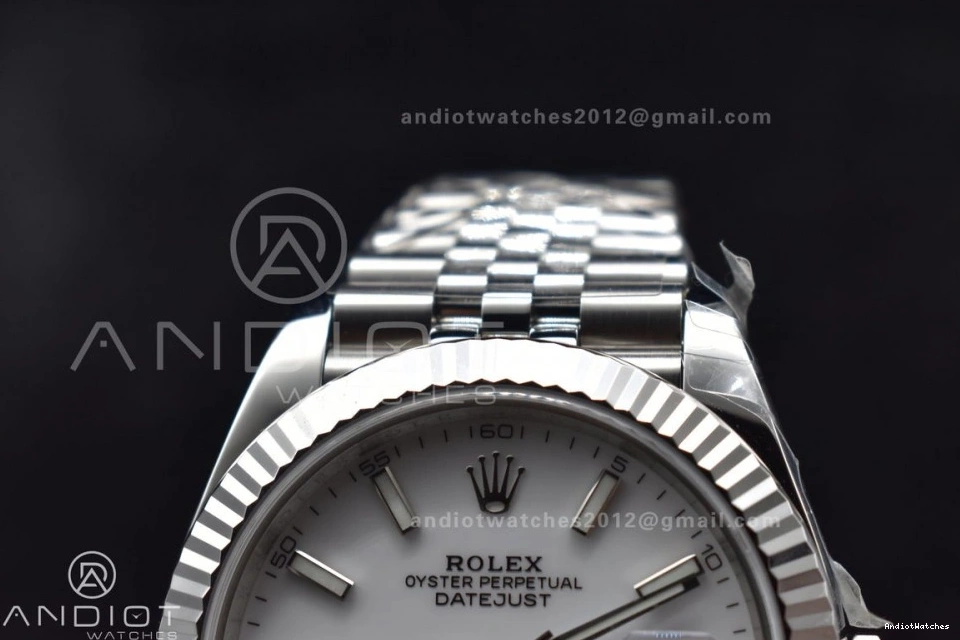 Supportive Dial SS 41 Bracelet 904L 1:1 SS Jubilee on Datejust WF White Stick 649 Edition Steel Best A 1020